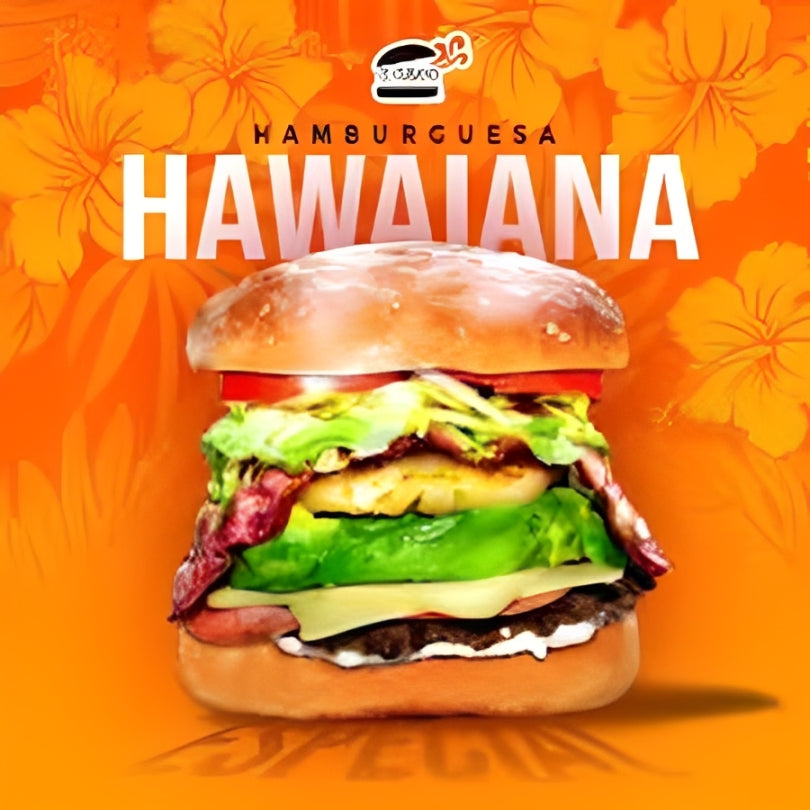 HAMBURGUESA HAWAIANA